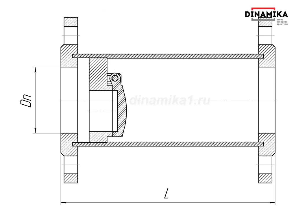 Обратный клапан 19с38нж Ду300 Ру16-160 фланцевый